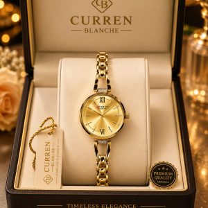 CURREN Watch for Women গোল্ডেন